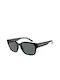 Arnette Men's Sunglasses with Black Plastic Frame and Black Lens