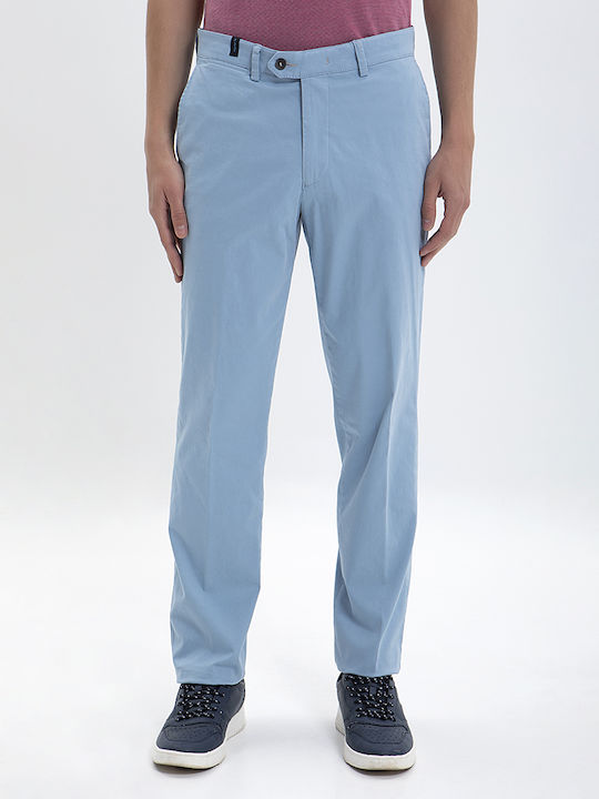 Kaiserhoff Men's Trousers Chino in Regular Fit Light Blue