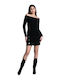 Relish Mini Dress Black