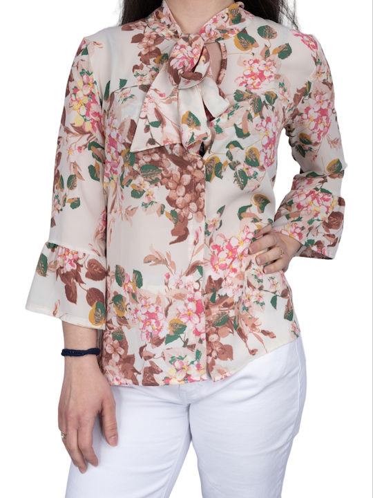 Remix Women's Floral Long Sleeve Shirt