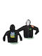 Kids Sweatshirt Cardigan with Hood Black Minecraft