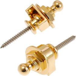 Fire & Stone Fire&stone Strap Locks Set Saiteninstrumentzubehör in Gold Farbe