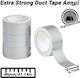 Extra Strong Selbstklebend Gewebeband Silver 1Stück