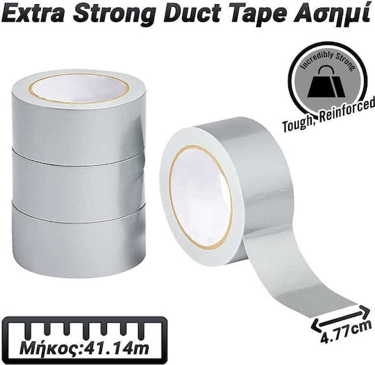 Extra Strong Selbstklebend Gewebeband Silver 1Stück