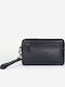 Leder Herrentasche Handtasche Schwarz