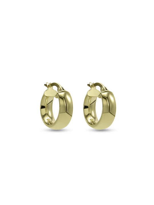 Earrings Hoops Gold Plated