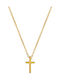 Women's Cross from Steel with Chain