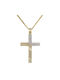 Women's Gold Cross 9K with Chain