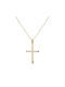 Women's Gold Cross 9K with Chain