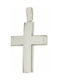 White Gold Cross 14K