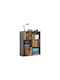 Bibliothek Schwarz 80x38x106cm