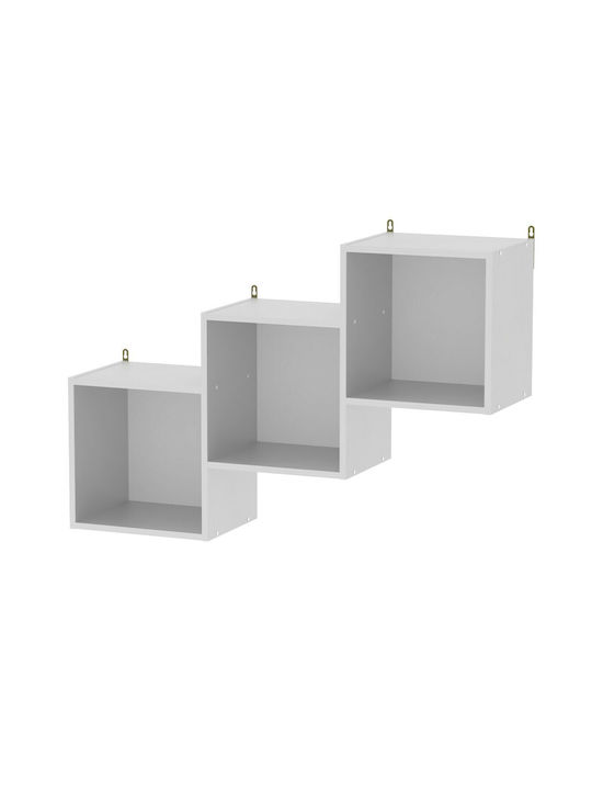 Shelf Wall P-3 White 111x30x75cm