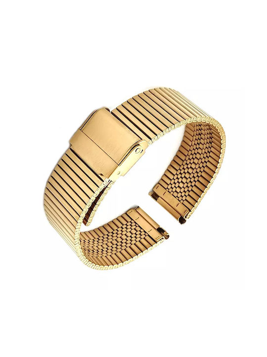 KOSTELO Metallic-Armband Gold 20mm