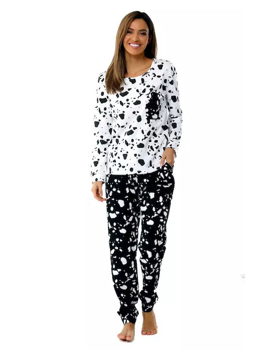 Bonatti Winter Women's Pyjama Set Cotton White