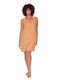 Jeannette Lingerie Women's Mini Dress Beachwear Orange