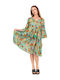 Aquablue Women's Maxi Caftan Beachwear Green