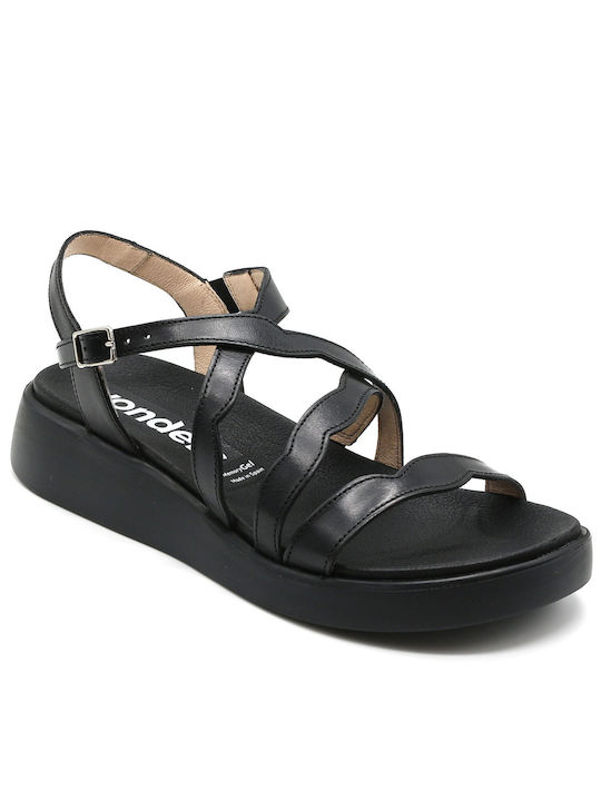 Wonders Women's Sandals Black