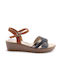 Fshoes Platforme dama Albastru marin