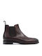 Perlamoda Men's Leather Boots Brown