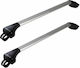 Modula Roof Bars Aluminum Open 119cm. for Cars with Factory Bars (with Roof Rack Legs) Silver
