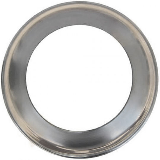 Inox Shell Ροζέτα Καπνοδόχου Inox 130mm Ασημί