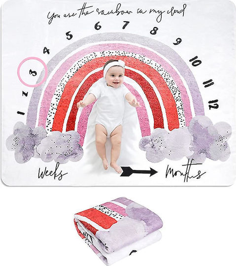 Queen Mother Baby Photography Sheet Rainbow