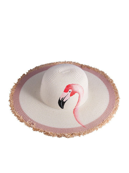 V-store Frauen Rattangeflecht Hut Beige