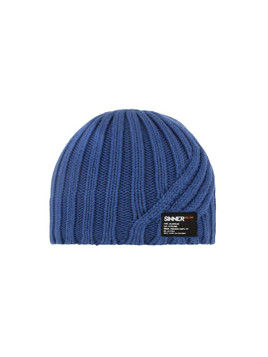 Sinner Kids Beanie Knitted Blue