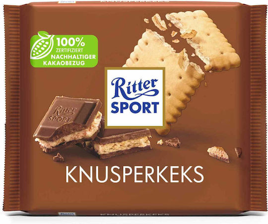 Ritter Sport Σοκολάτα Γάλακτος με Μπισκότο Βουτύρου 100gr