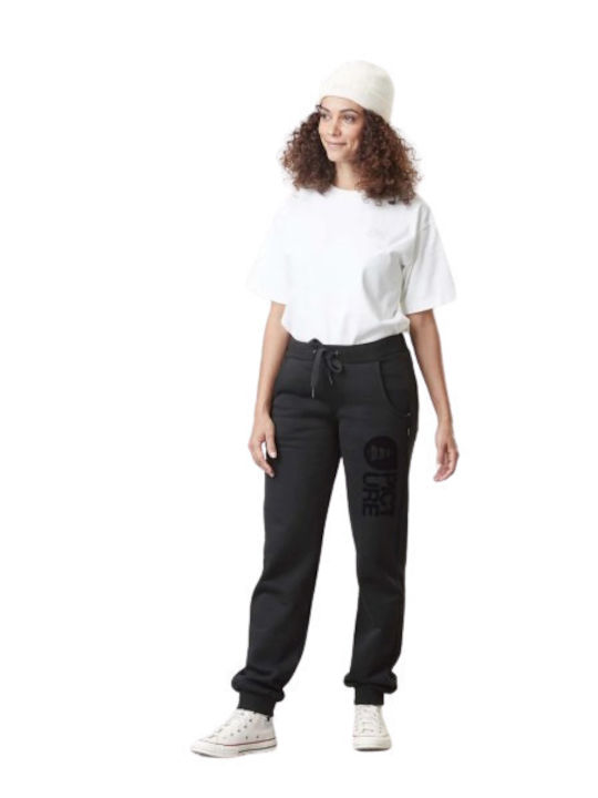 Picture Organic Clothing Pantaloni de trening pentru femei cu cauciuc Negru