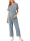 Maternity Overalls Gray