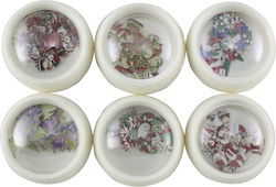 Various Christmas Wood Pulp Sticker Kit 2 Dekorationen für Nägel in Verschiedenen Farben Various Christmas Wood Pulp Sticker Kit 2 Dekorationen für Nägel in Verschiedenen Farben