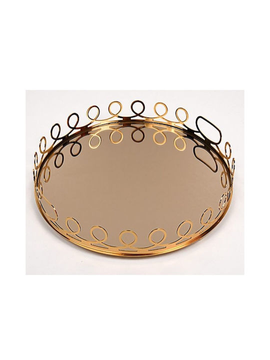 Metallic Wedding Tray Gold