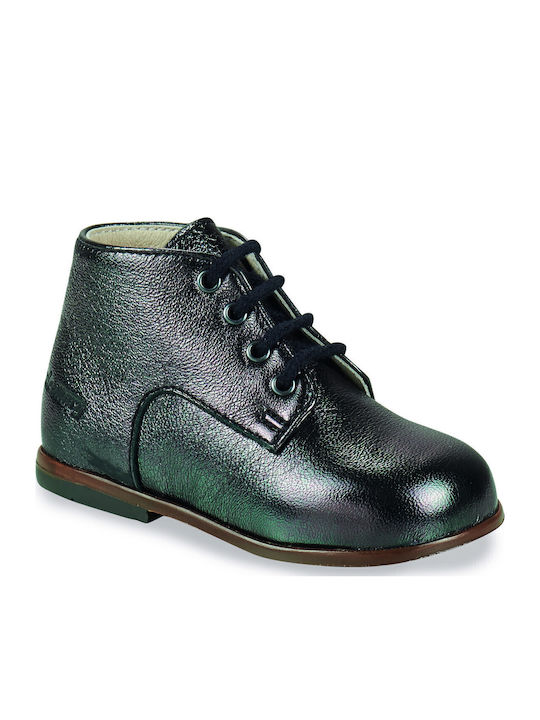 Kids Boots with Laces Black