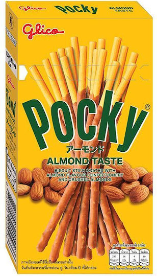 Glico Kekse Pocky Stäbchen Vollkorn Mit Topping Mandel 1Stück 43.5gr
