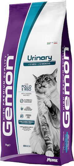 Monge Urinary +12 Months Dry Food for Adult Cats with Sensitive Urinary with Chicken 7kg