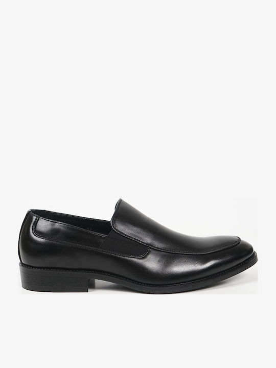 Δερμάτινα Ανδρικά Loafers σε Μαύρο Χρώμα