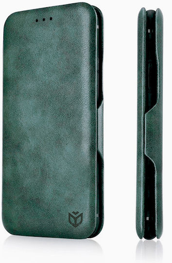 Techsuit Safe Book Piele artificială Verde (Honor 90 Lite - Onoare 90 Lite)