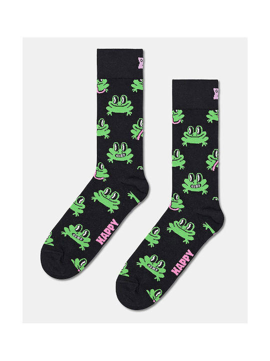 Happy Socks Frog Șosete Negre 1Pachet