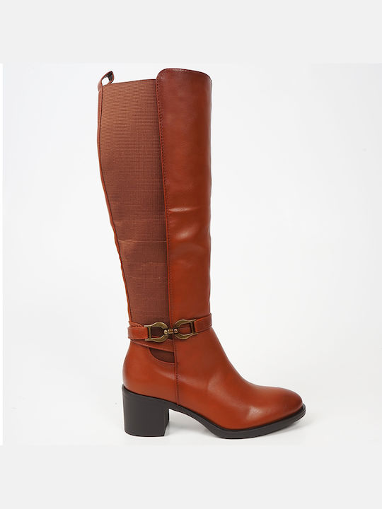 Piazza Shoes Women's Boots with Zipper Tabac Brown