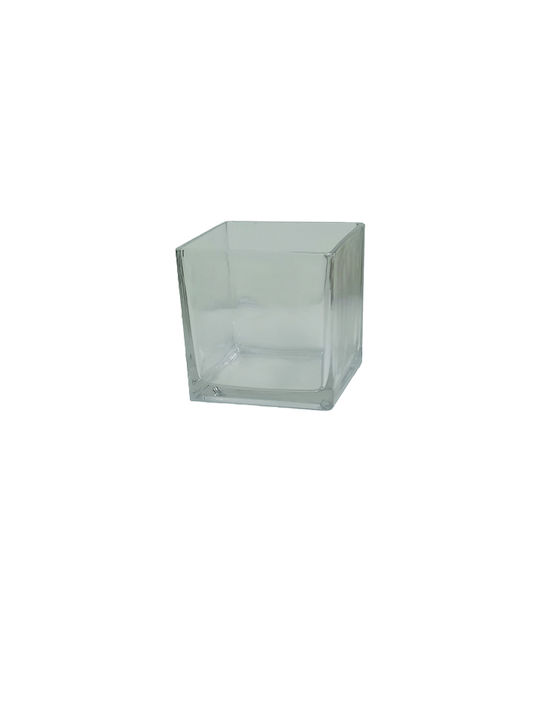 AGC Decorative Vase Transparent 8.2x7.5x8.2cm