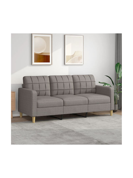 Dreisitzer Sofa Taupe 198x77x80cm