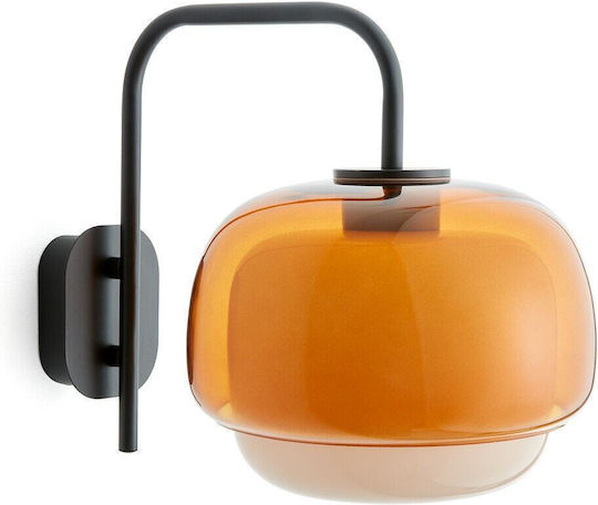 La Redoute Interieurs Modern Lamp Wall with Socket E14 Orange 21.5cm