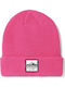 Beanie Unisex Σκούφος Πλεκτός σε Ροζ χρώμα