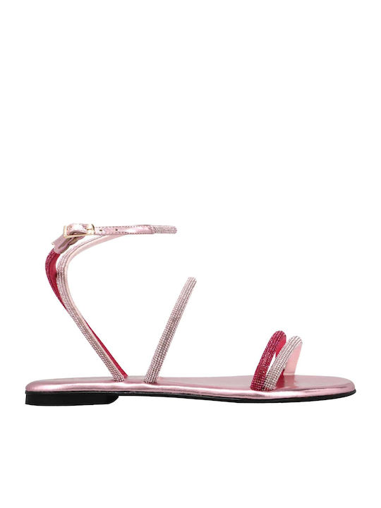 Haralas Leather Women's Flat Sandals with Strap...