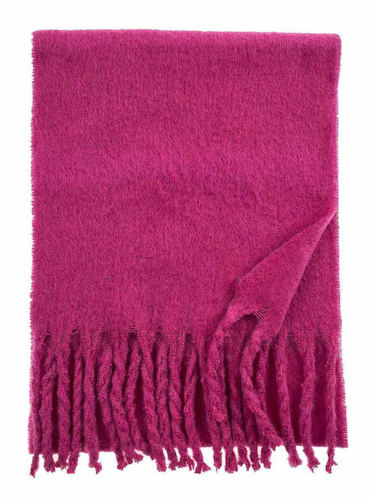 Verde Women's Wool Scarf Ματζέντα