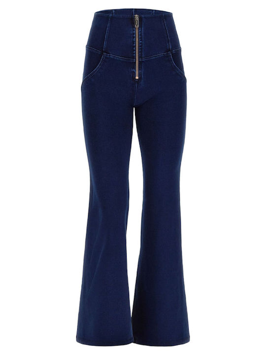 Freddy Damen Stoff Hose Blau