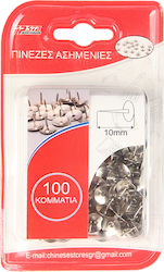 Tpster Set de 100 ace de birou 10mm 25963