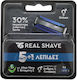 Realshave Ανταλλακτικές Κεφαλές με 5 Λεπίδες για Ευαίσθητες Επιδερμίδες 12τμχ