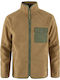 Vardag Men's Fleece Cardigan with Buttons Green
